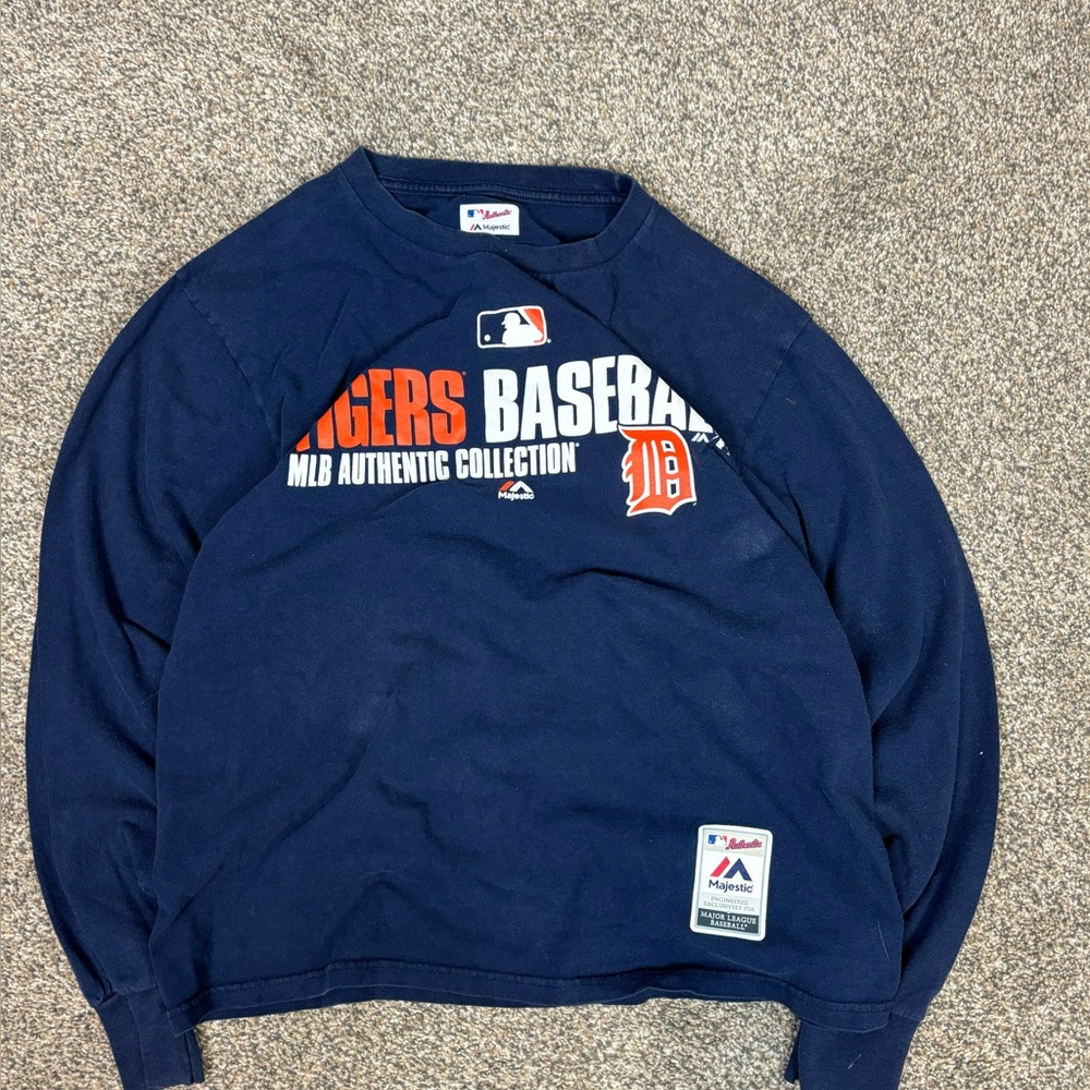 Majestic detroit‎ tigers long sleeve tshirt